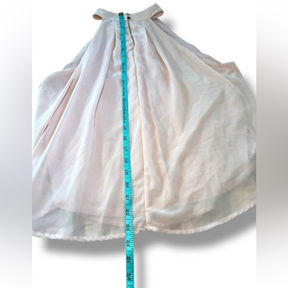 IRIS Pinky Peach Halter Top Sz Lg EUC - Picture 8 of 10